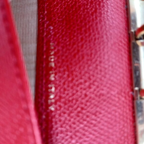 Chanel Caviar leather Ring Agenda Red Wallet Card lux-185-092025 - Picture 14 of 16